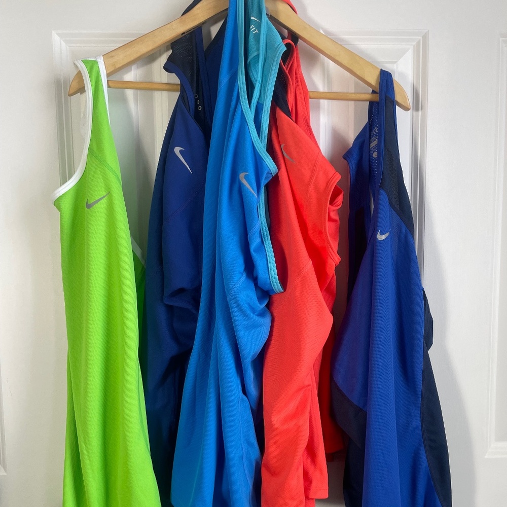 Nike Dri-FIT Two-Tone Running/Workout Tanks